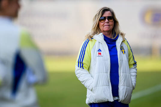 Team manager Marika Domanski Lyfors of the women's national