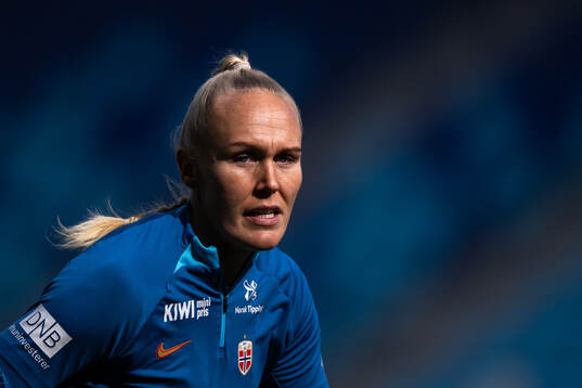 Maria Thorisdottir of the Norwegian women's national