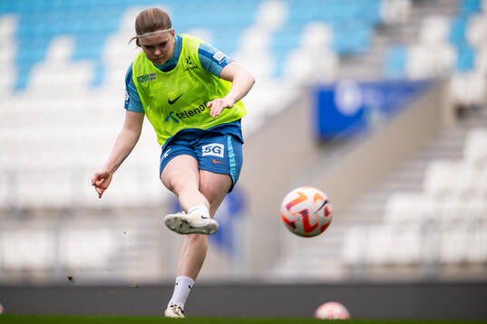 Signe Gaupset of the Norwegian women's national football