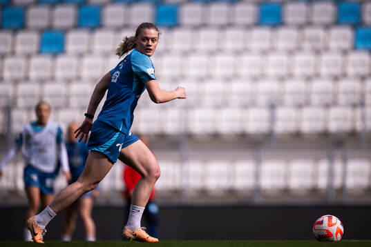 Mathilde Harviken of the Norwegian women's national
