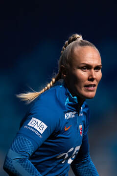 Maria Thorisdottir of the Norwegian women's national