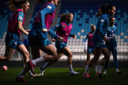 Justine Kielland of the Norwegian women's national football
