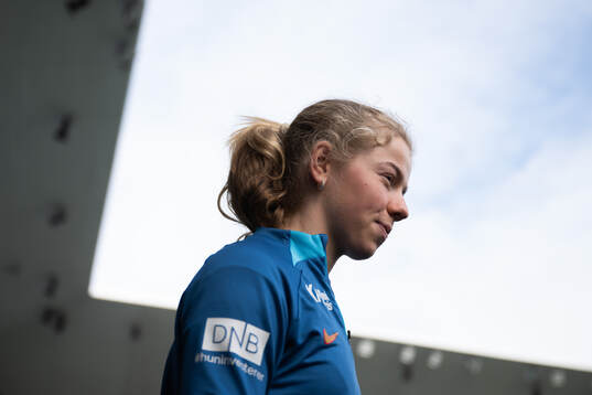 Justine Kielland of the Norwegian women's national football