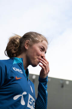 Justine Kielland of the Norwegian women's national football