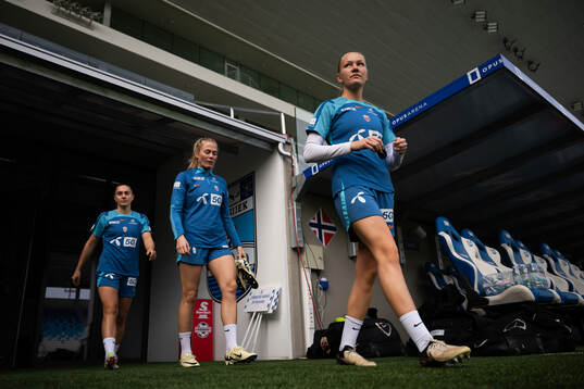 Frida Maanum of the Norwegian women's national football team
