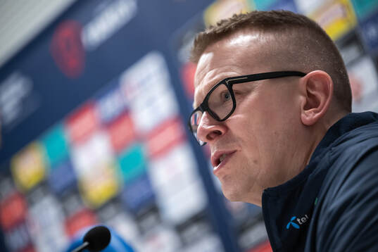 Henning Sverdrup, media officer of the Norwegian women's