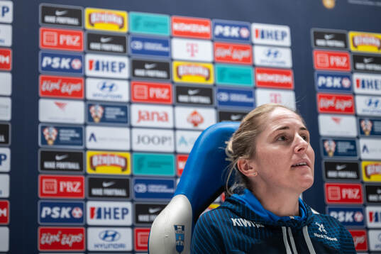 Head coach Gemma Grainger of the Norwegian women's national