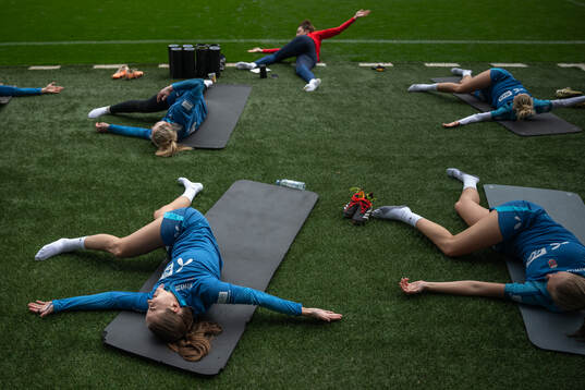 Guro Reiten of the Norwegian women's national football team