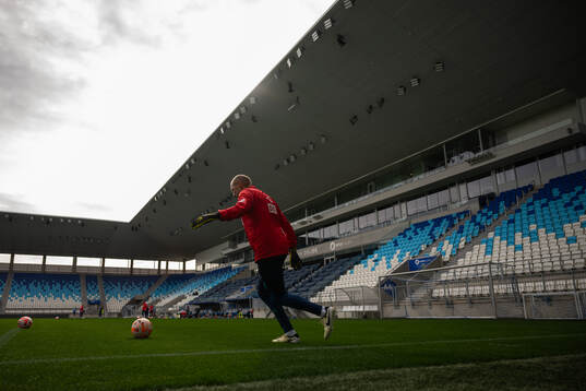 John Konstad, kit manager of the Norwegian women's national