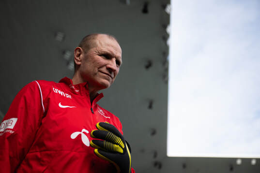 John Konstad, kit manager of the Norwegian women's national
