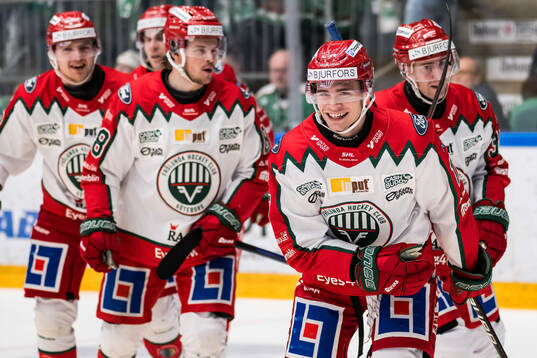 Frölundas Isac Born jublar