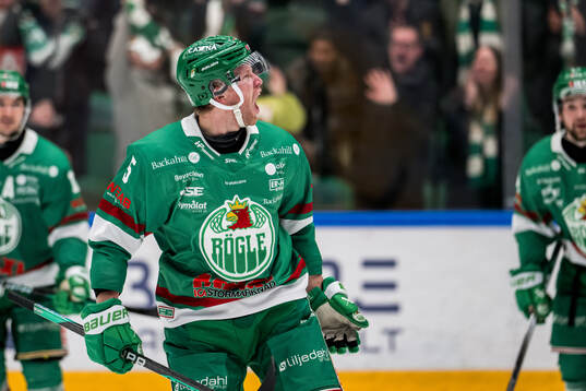 Rögles Ludvig Claesson jublar