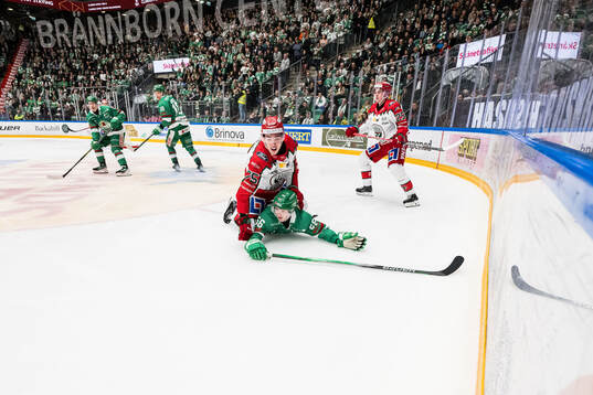 Frölundas David Edstrom och Rögles Adam Engström