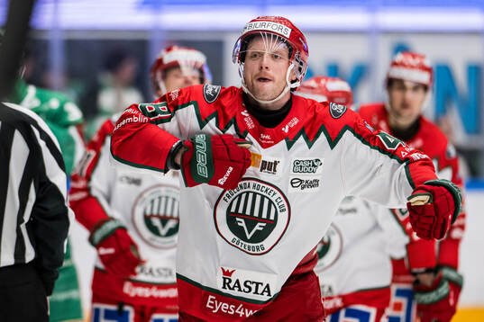 Frölundas Carl Klingberg jublar