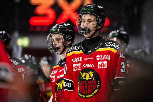 Luleås Filip Holst-Persson och Jakob Ihs Wozniak