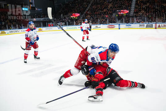 Oskarshamns Lukas Jasek och Luleås Nikola Pasic