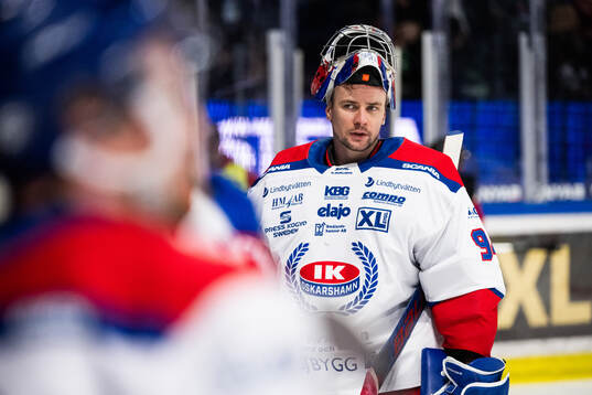 Oskarshamns målvakt Marek Langhamer