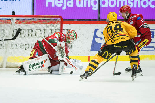 MoDos målvakt Lassi Lehtinen med Daniel O´regan och