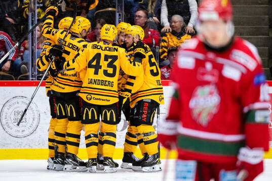 Skellefteås Zeb Forsfjäll jublar