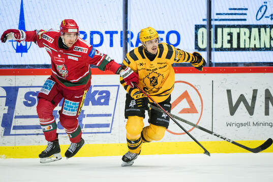 MoDos August Berg och Skellefteås Jonathan Johnson