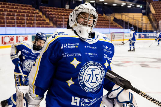 Leksands målvakt Emma Polusny