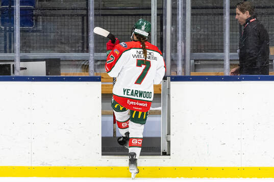 Frölundas Kaitlyn Yearwood deppar