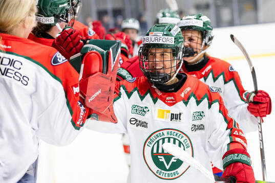 Frölundas Matilda Nilsson jublar