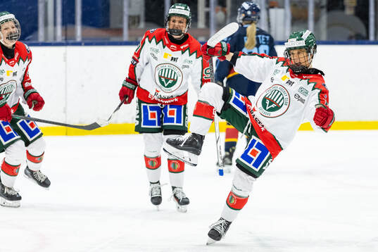Frölundas Matilda Nilsson jublar
