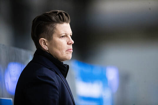 Frölundas tränare Erika Holst