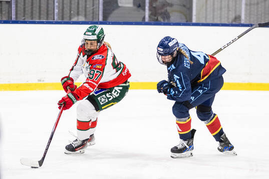 Frölundas Sofie Lundin och Djurgårdens Wilma