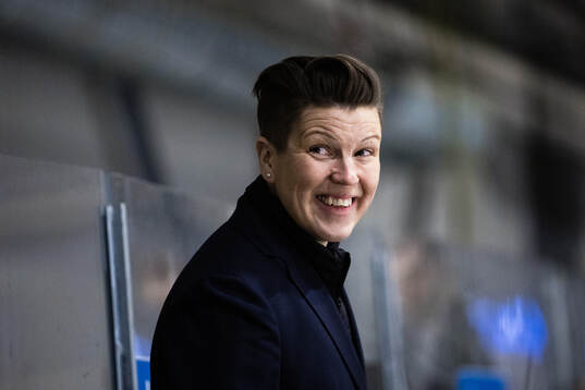 Frölundas tränare Erika Holst