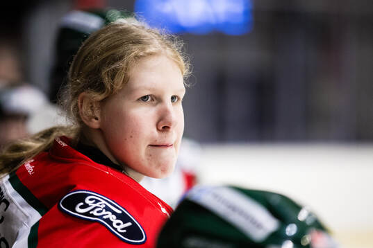 Frölundas målvakt Maja Helge