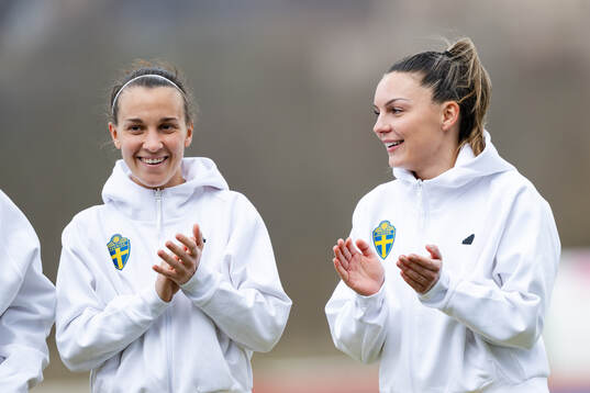 Julia Zigiotti Olme and Johanna Rytting Kaneryd of Sweden