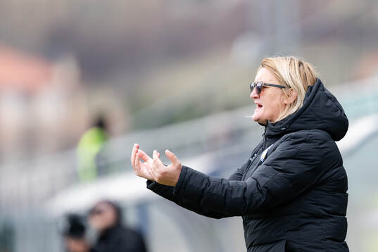Head coach Samira Hurem of Bosnia and Herzegovina