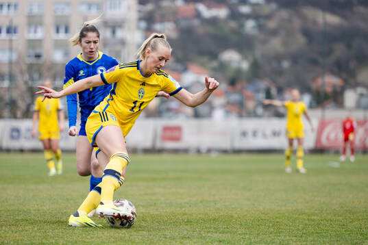 Stina Blackstenius of Sweden