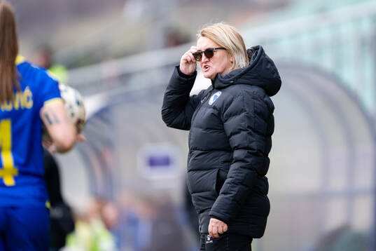 Head coach Samira Hurem of Bosnia and Herzegovina