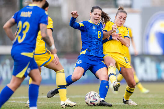 Marija Aleksic of Bosnia and Herzegovina and Filippa