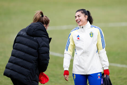 Goalkeeper Zecira Musovic of Sweden