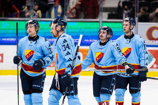 under ishockeymatchen i Hockeyallsvenskan mellan