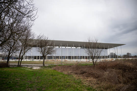 General exterior view of Opus Arena