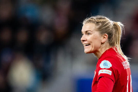 Ada Hegerberg of Norway celebrates the 0-1 goal