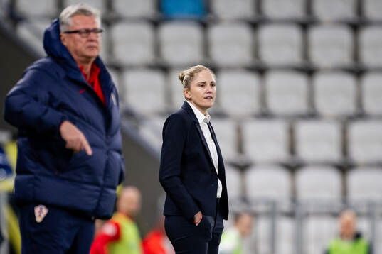 Head coach Gemma Grainger of Norway