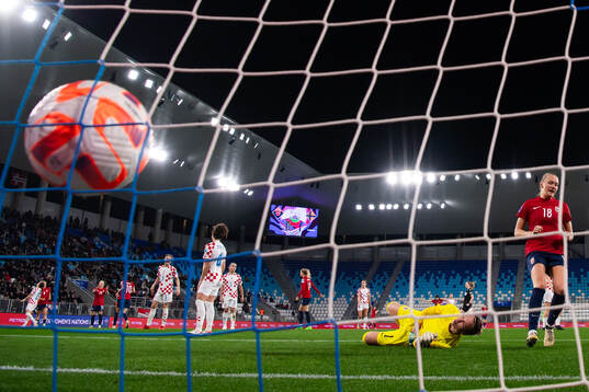 Goalkeeper Doris Bacic of Croatia looks dejected