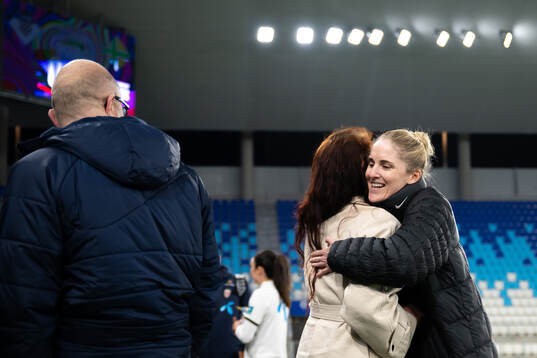 Head coach Gemma Grainger of Norway