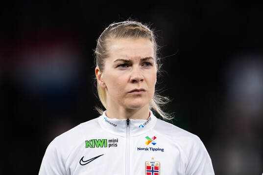 Ada Hegerberg of Norway at lineup