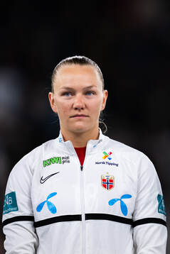Frida Maanum of Norway at lineup
