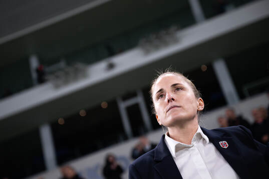 Head coach Gemma Grainger of Norway