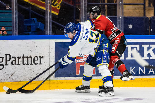 Leksands Kalle Östman och Luleås Niklas Olausson