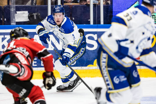 Leksands Kalle Östman jublar