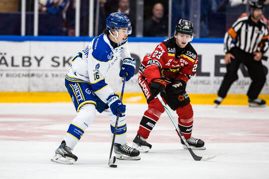 Leksands Felix Unger Sörum och Luleås Jesper Sellgren